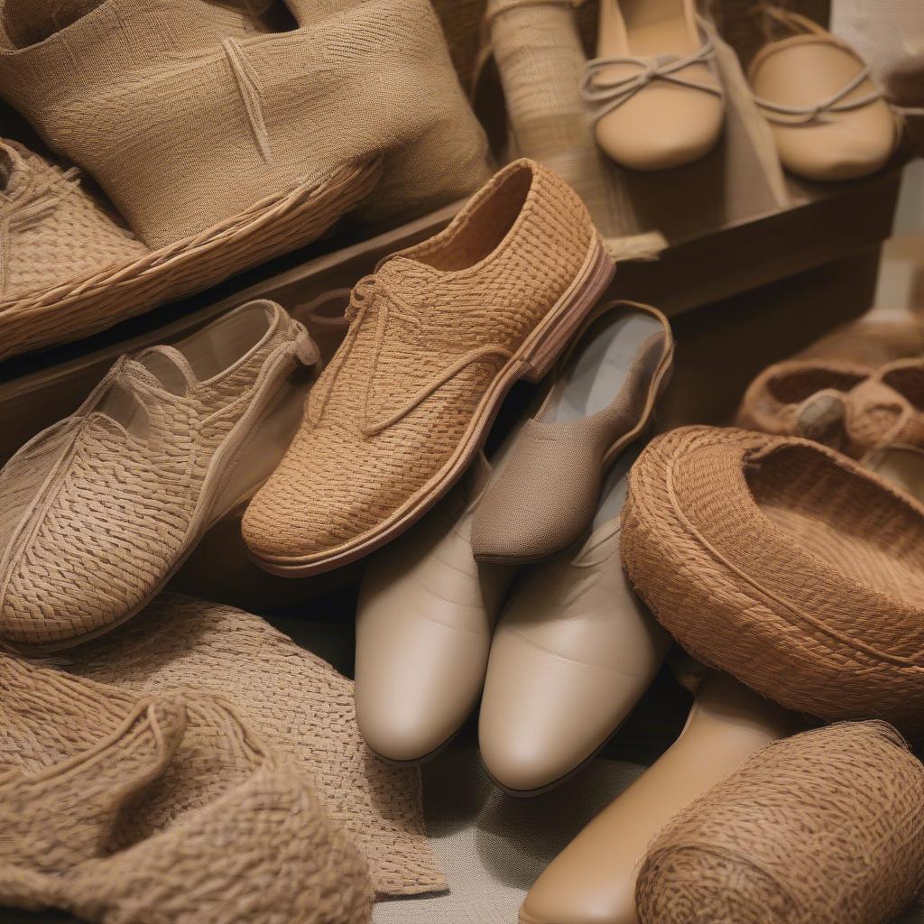 Natural Materials Used in Basket Weave Men's Shoes