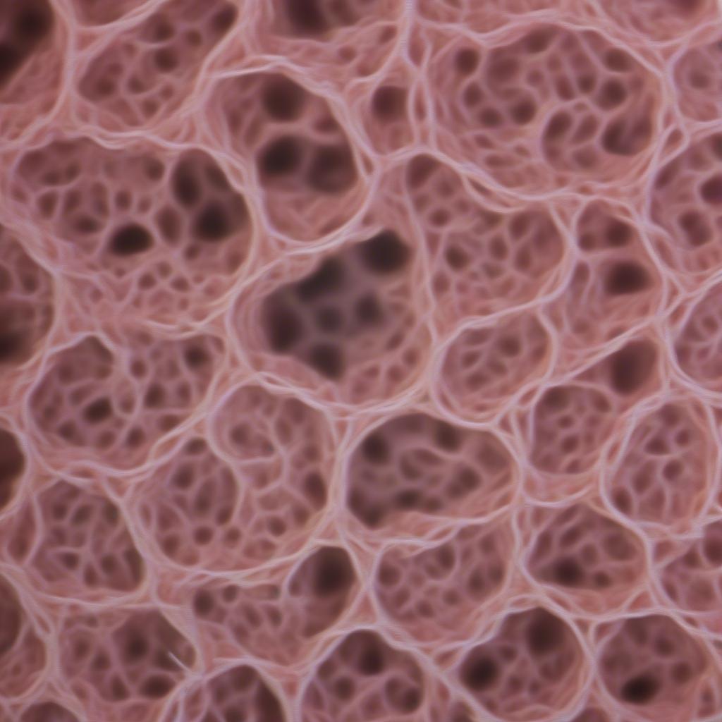 Microscopic View of Basket Weave Nephritic Syndrome