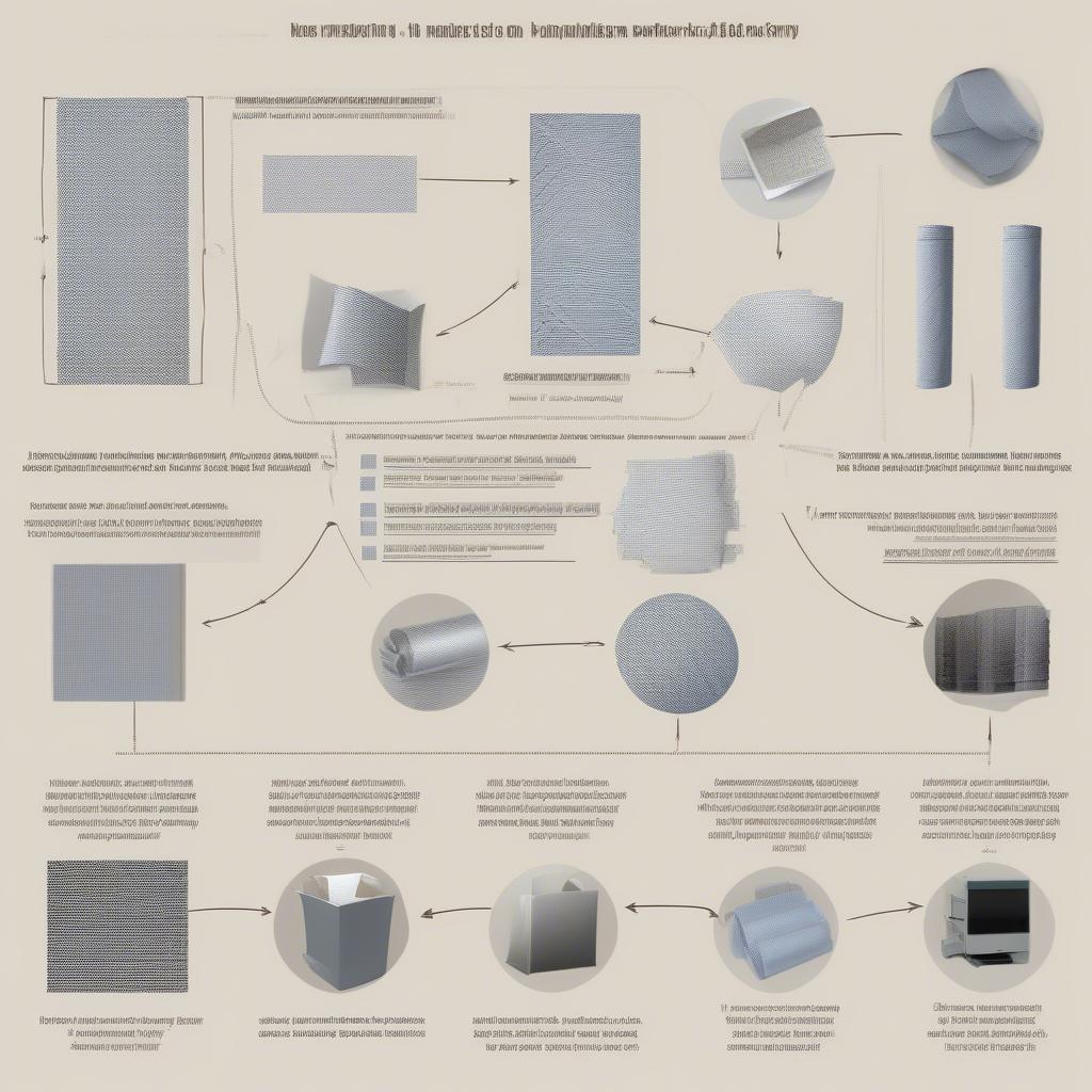 The manufacturing process of basket weave paper