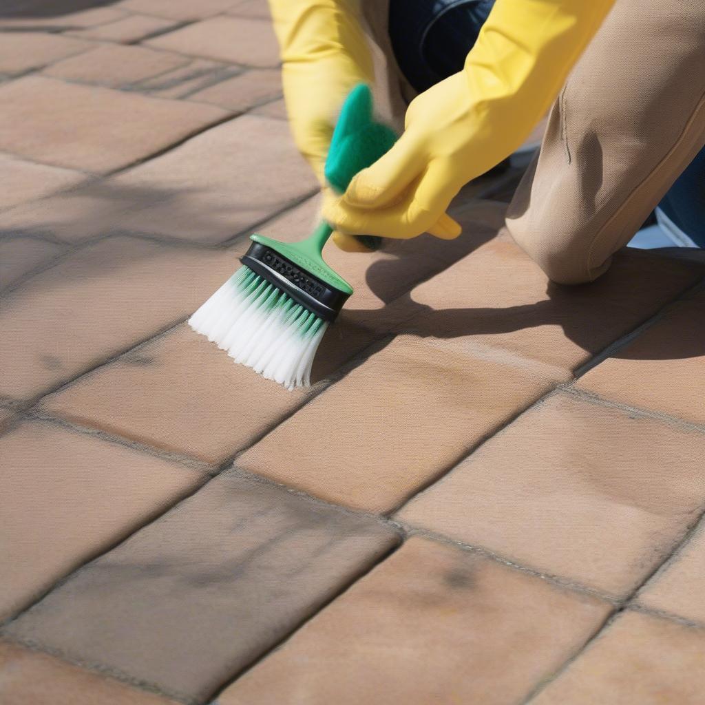 Maintaining a Basket Weave Patio: Cleaning and Sealing