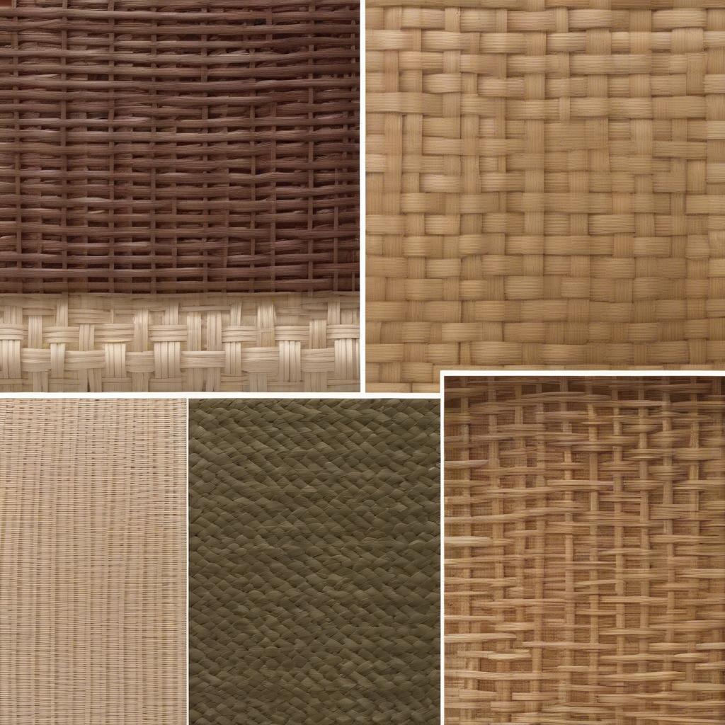 Basket Weave Placemat Materials: Wicker, Rattan, Seagrass, PVC