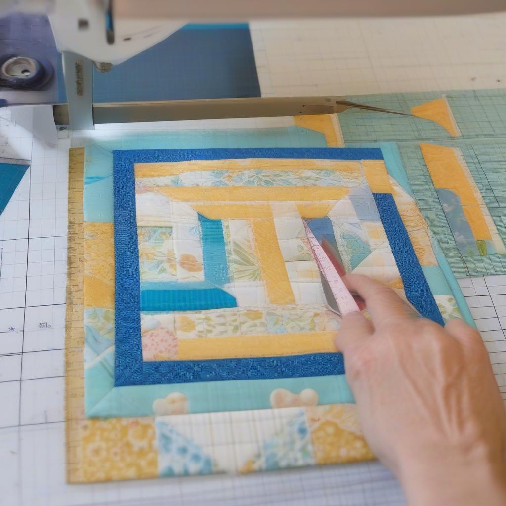 Cutting and Piecing Basket Weave Quilt Blocks