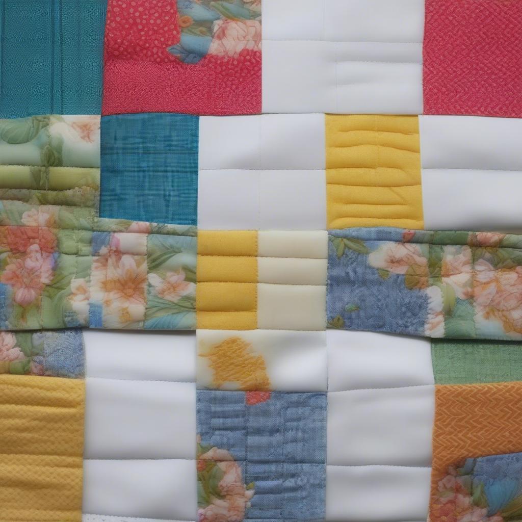 Basket Weave Quilt Making Steps