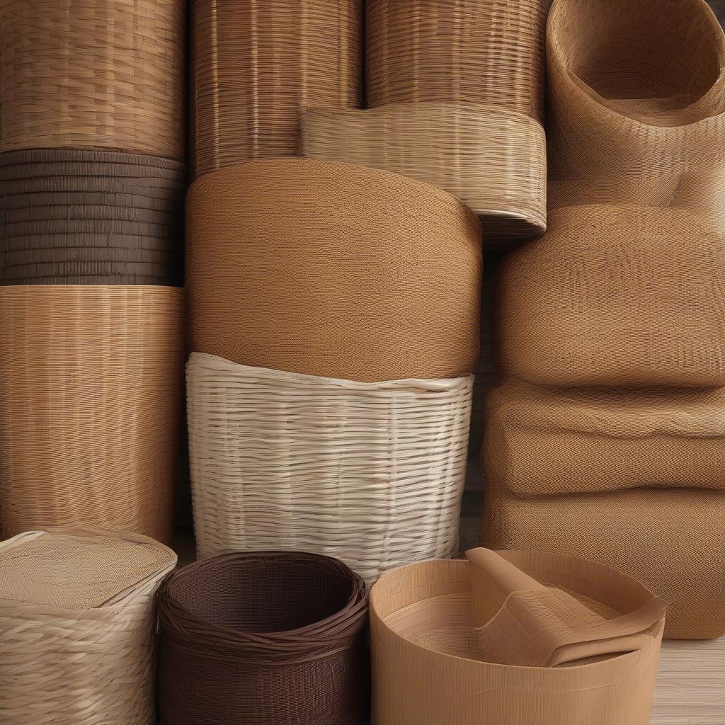 Variety of 100 Basket Weave Sheets in Different Materials and Sizes