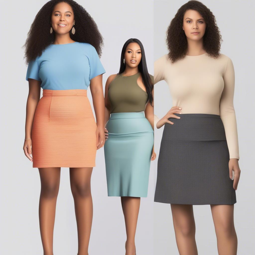 Different Basket Weave Skirt Styles