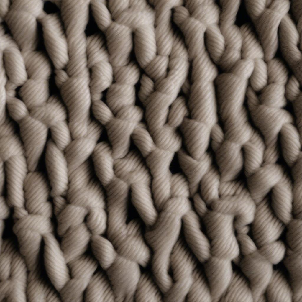 Close-up of Basket Weave Stitch