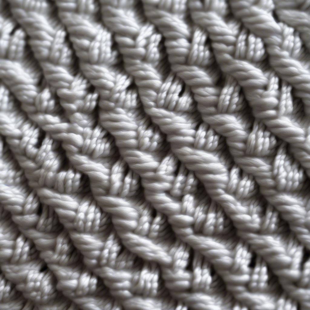 Basket Weave Stitch Close-Up