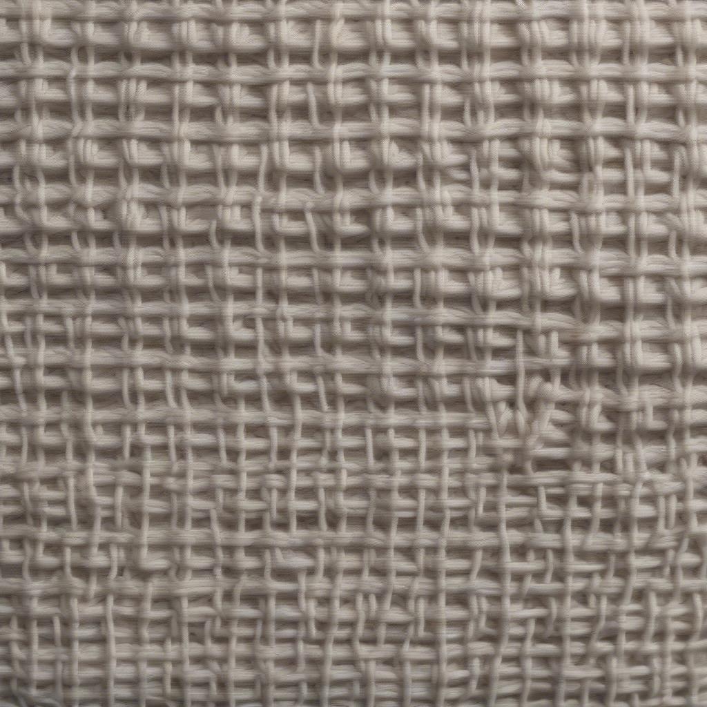 Close-up of the Basket Weave Stitch