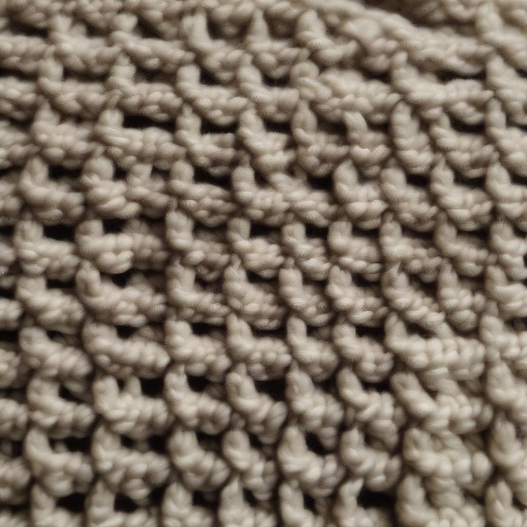 Basket Weave Stitch Close Up