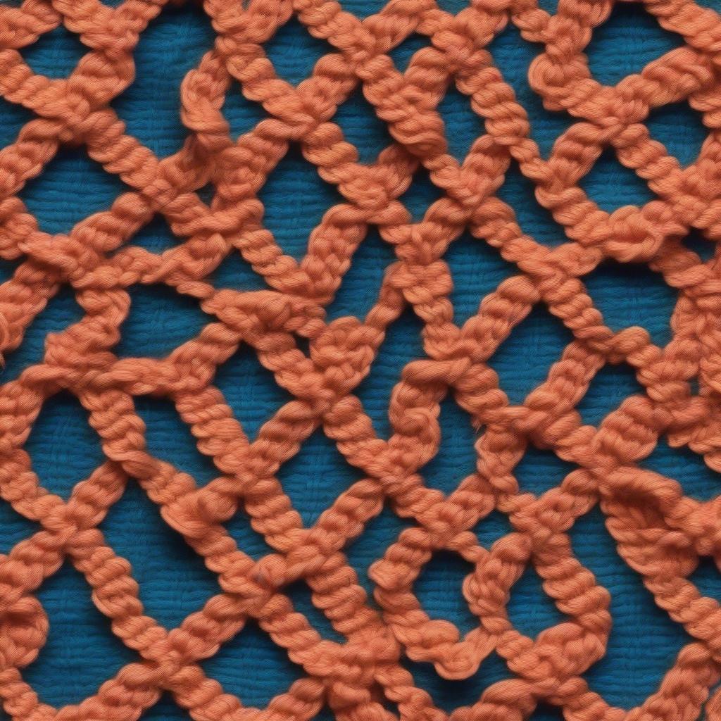 Basket Weave Stitch Diagram