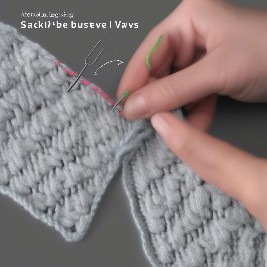 Basket Weave Stitch Tutorial