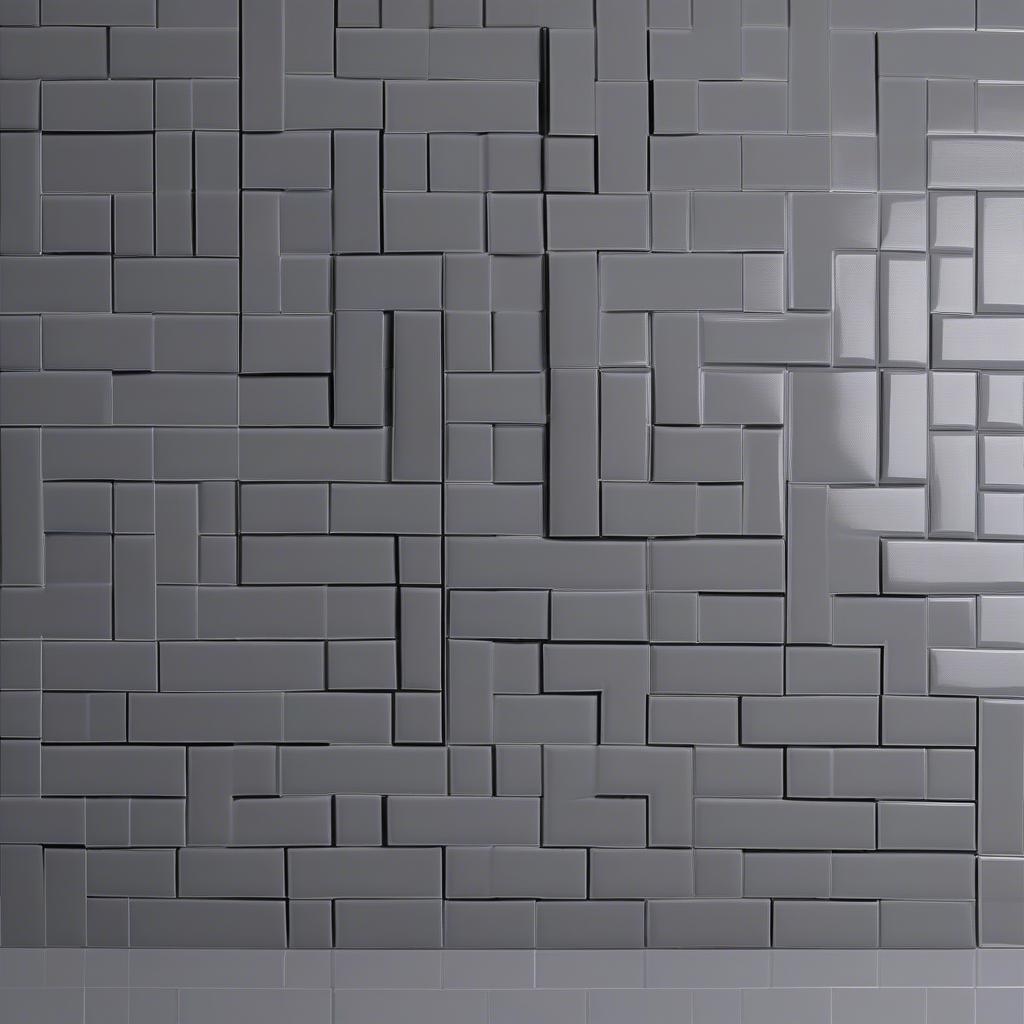 Basket Weave Tile Backsplash in a Modern Kitchen