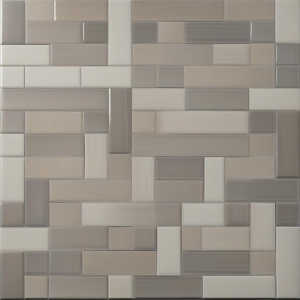 Basket Weave Tile Patterns in Different Materials