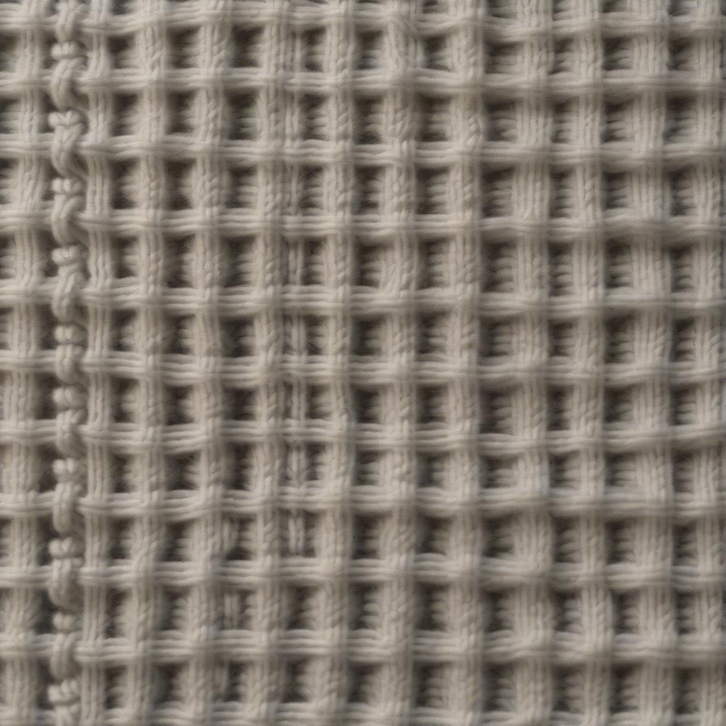 Variations of Basket Weave in Knitting and Crochet