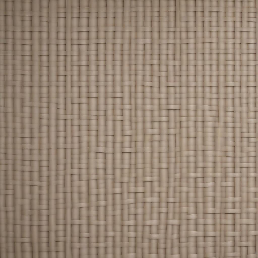 Close-up view of basket weave vinyl soffit texture