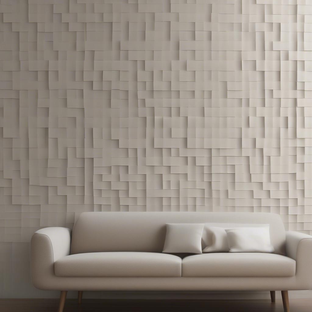 Basket Weave Vinyl Wall Decor