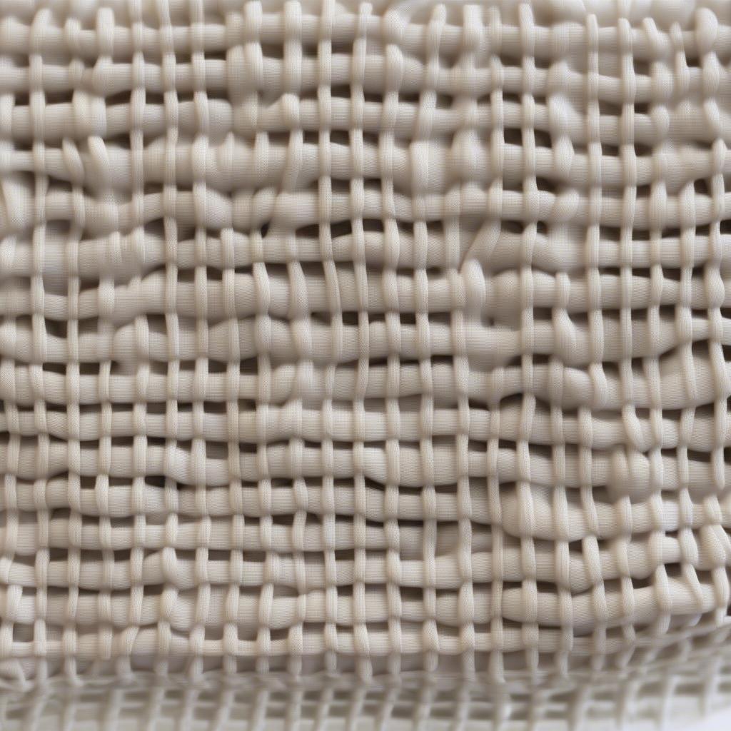 Close-up of a Basket Weave Washcloth