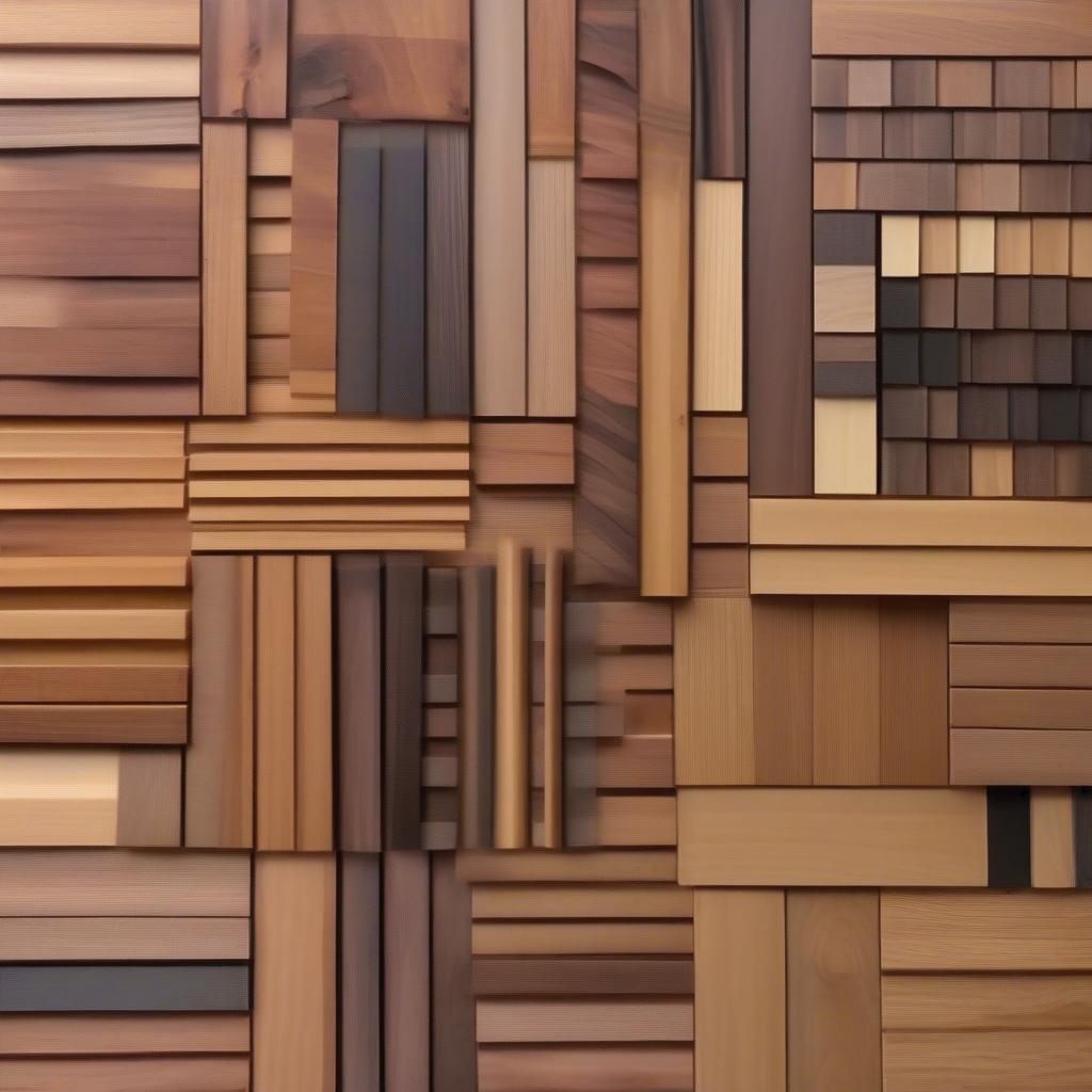 Different Types of Basket Weave Wood Panels