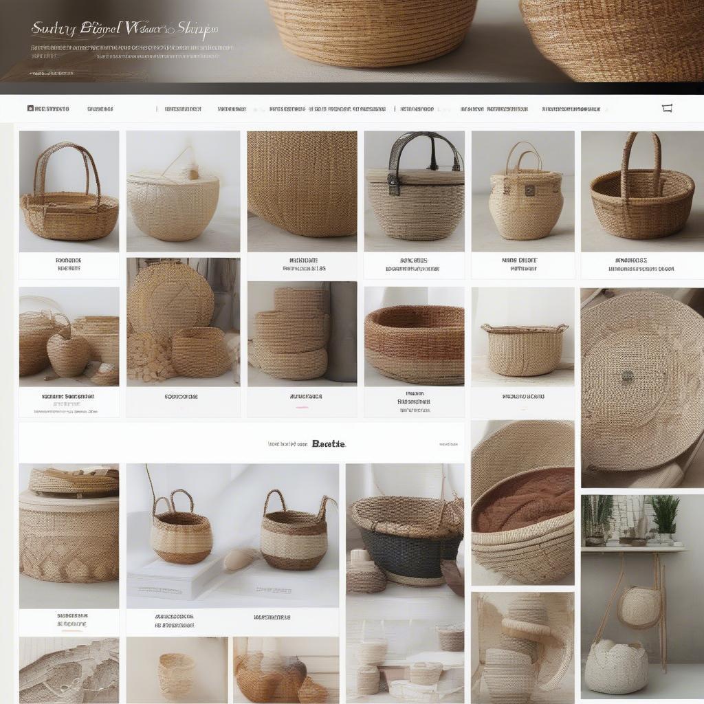 Selling Basketry Online