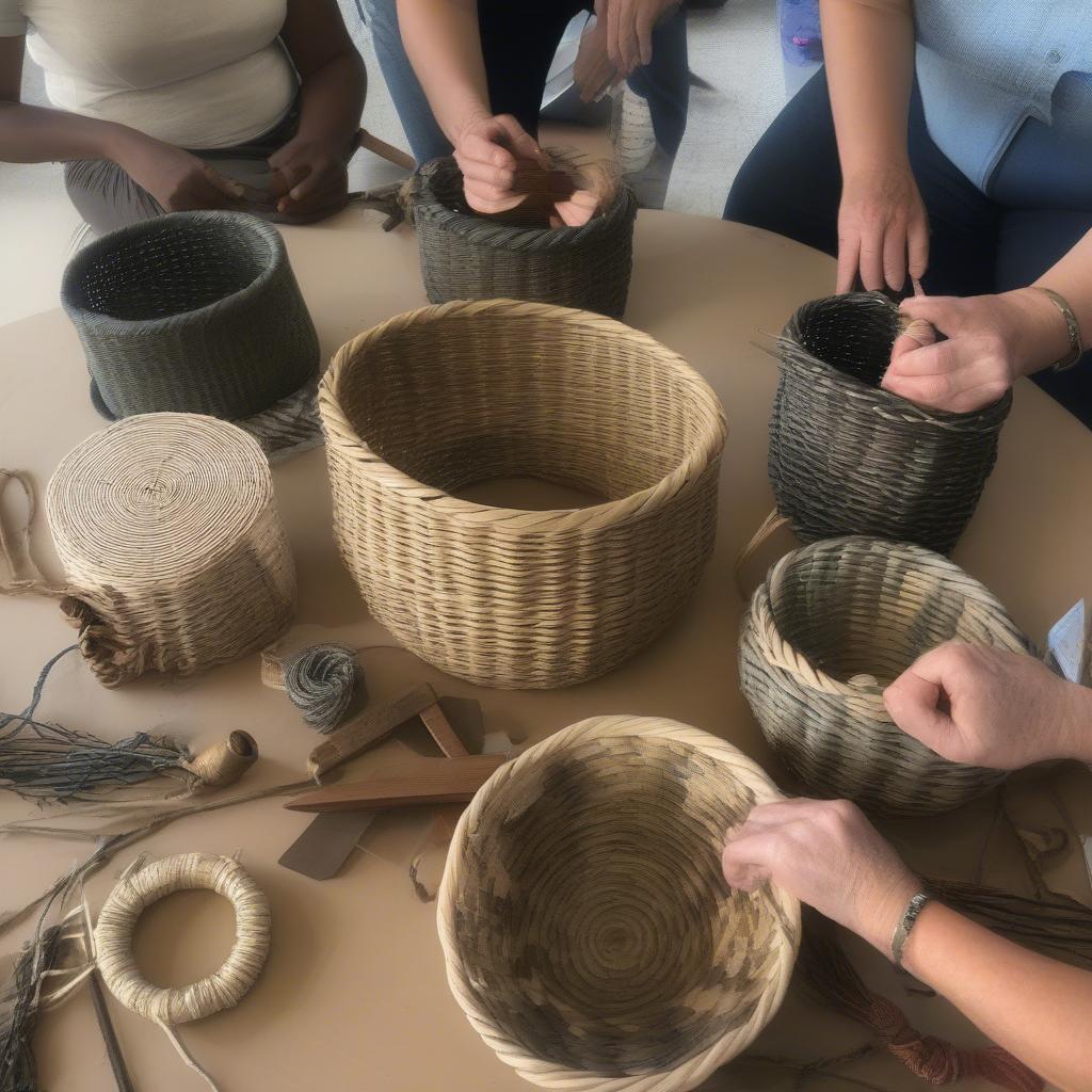 Beginner Basket Weaving Class in Chester County