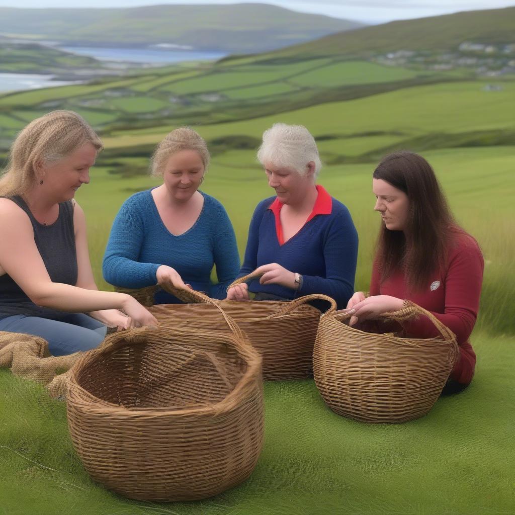 Basket Weaving Class amidst the Kerry Landscape