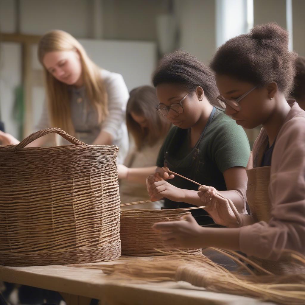 Basket Weaving Class in London