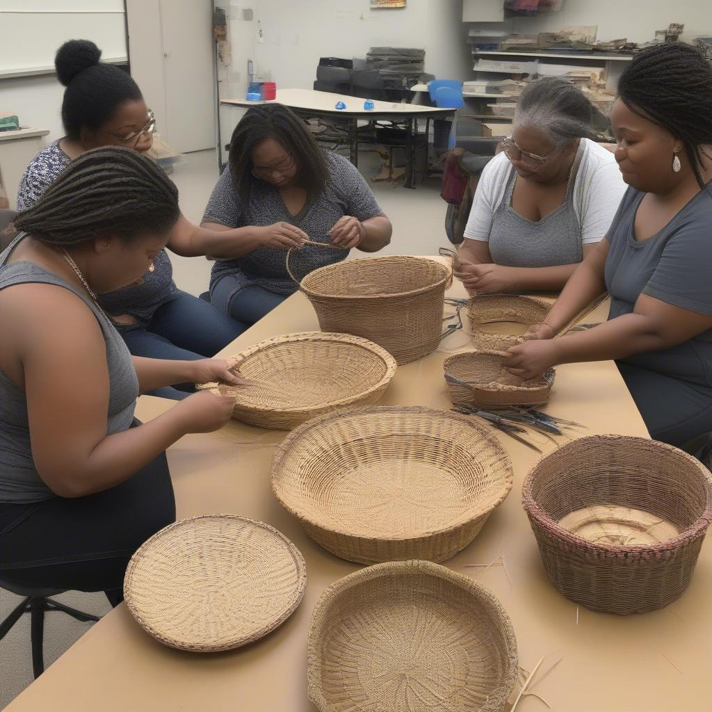 Beginner Basket Weaving Class in Raleigh