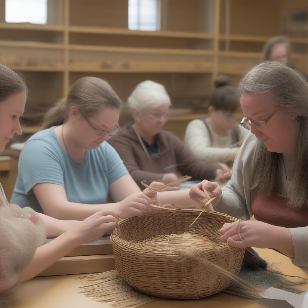 Basket Weaving Class in Saratoga Springs