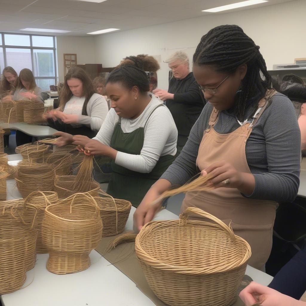 Beginner Basket Weaving Class in Vancouver