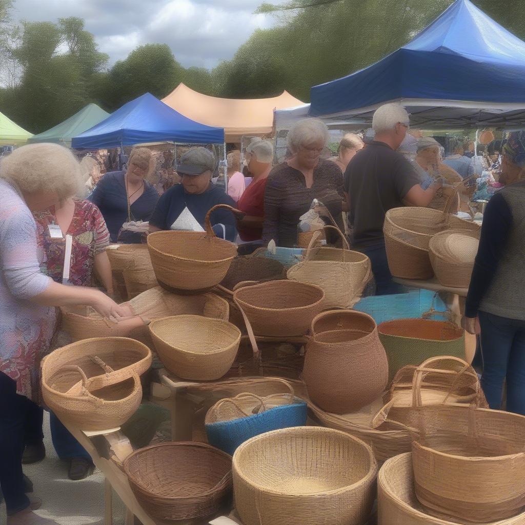 Connecting with the Basket Weaving Community in Charley