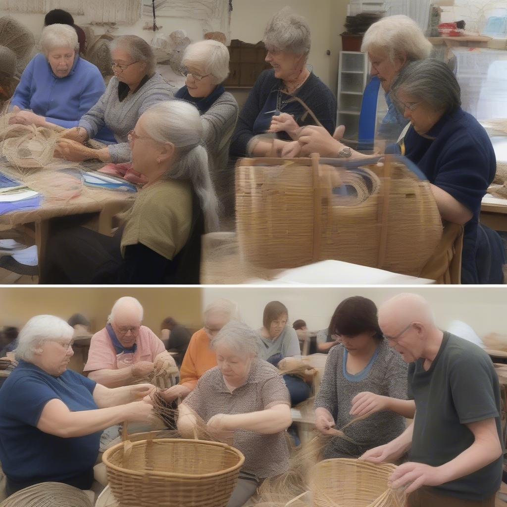 Basket Weaving Community Gathering