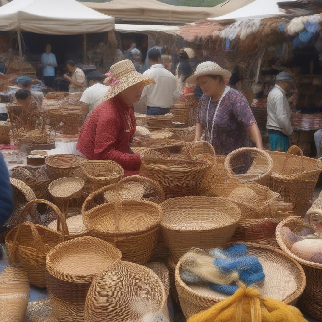 Basket Weaving Convention Marketplace