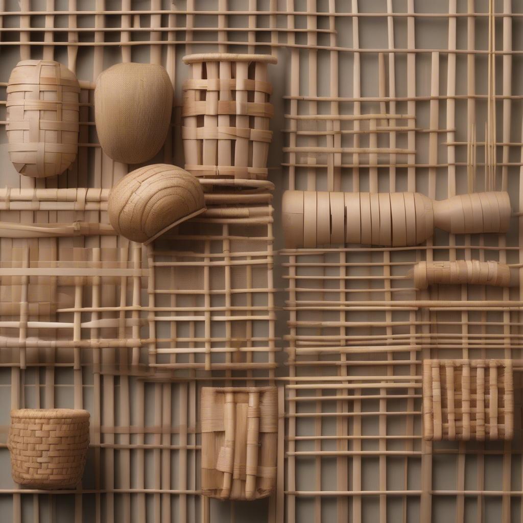 Various Basket Weaving Forms: Round, Oval, Square, and Rectangular