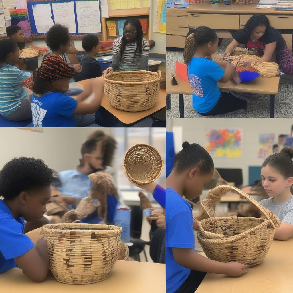 Integrating Basket Weaving into Social Studies and Math Lessons