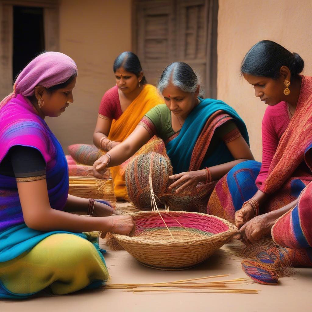 Basket Weaving in Rural India