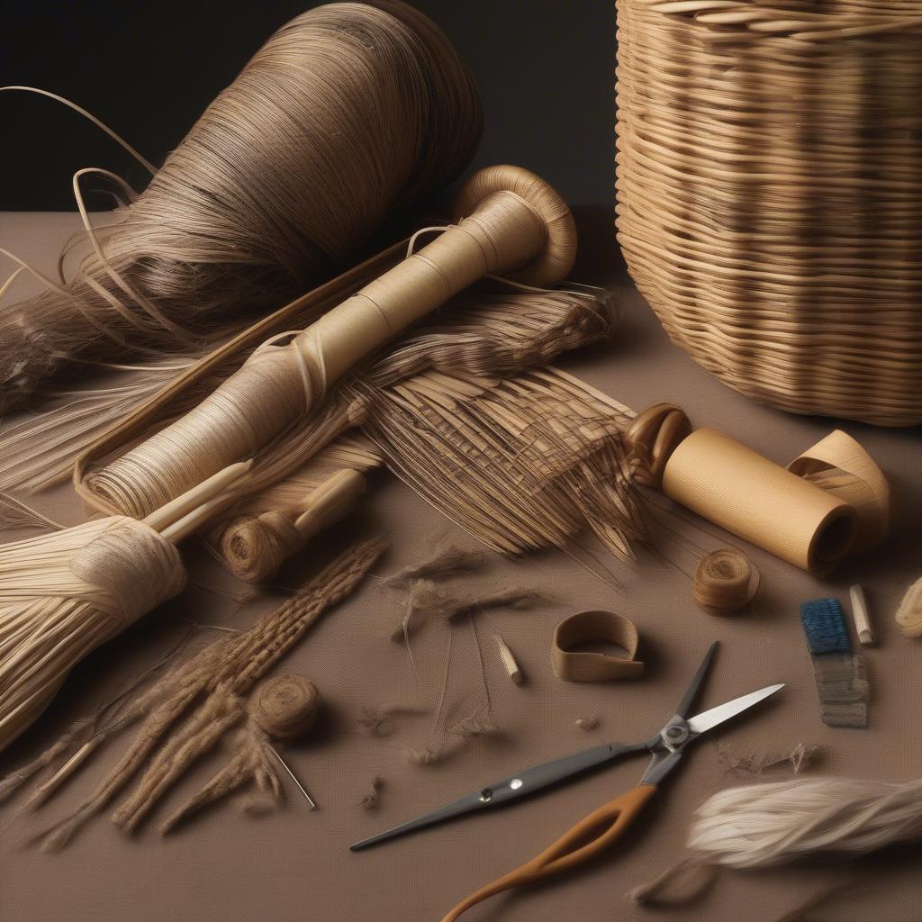 Basket Weaving Kit Contents