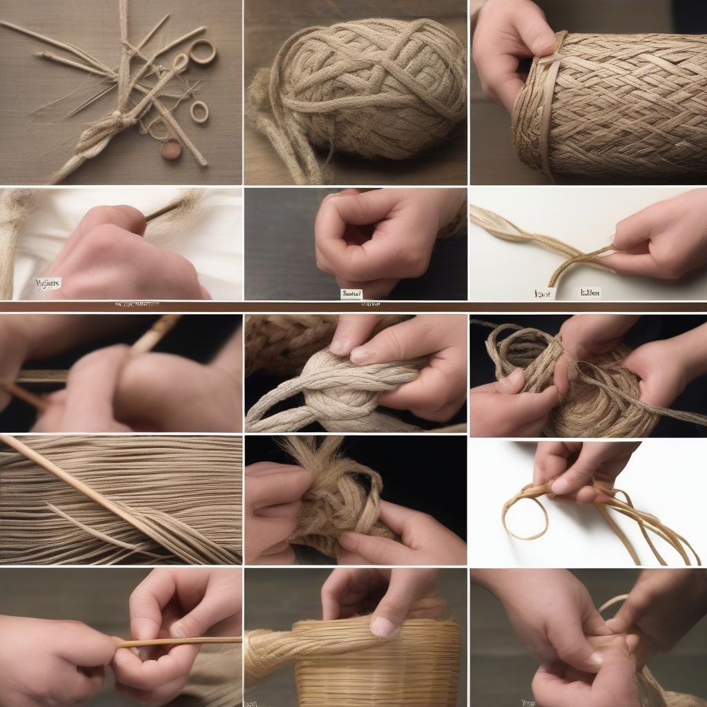 Basket Weaving Lashing Basic Techniques