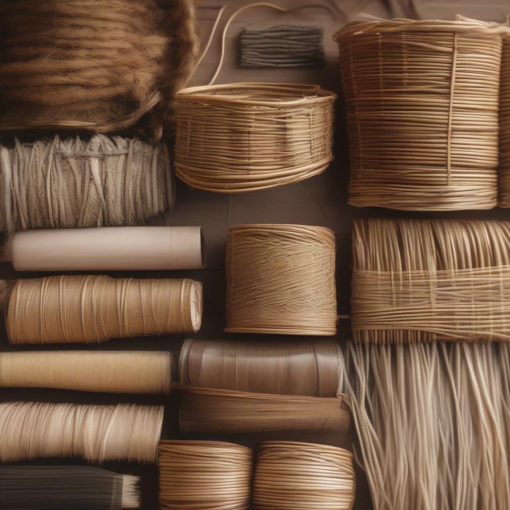 Basket Weaving Materials: Reed, Willow, and Rattan