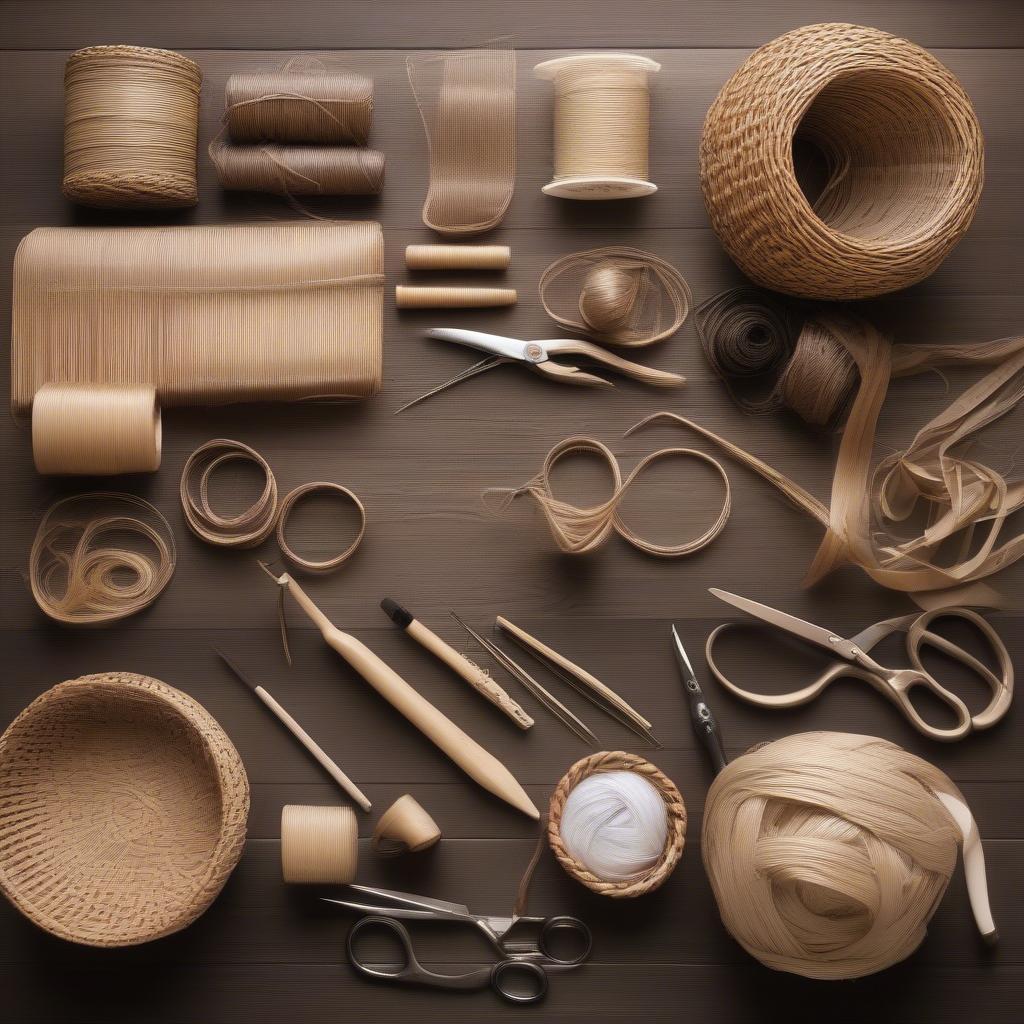 Preparing Basket Weaving Materials