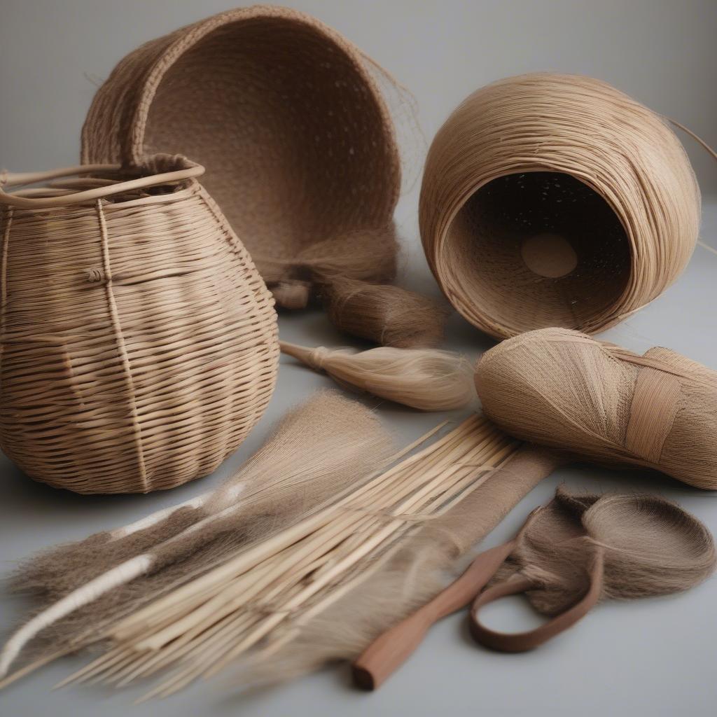 Basket weaving materials: Reed