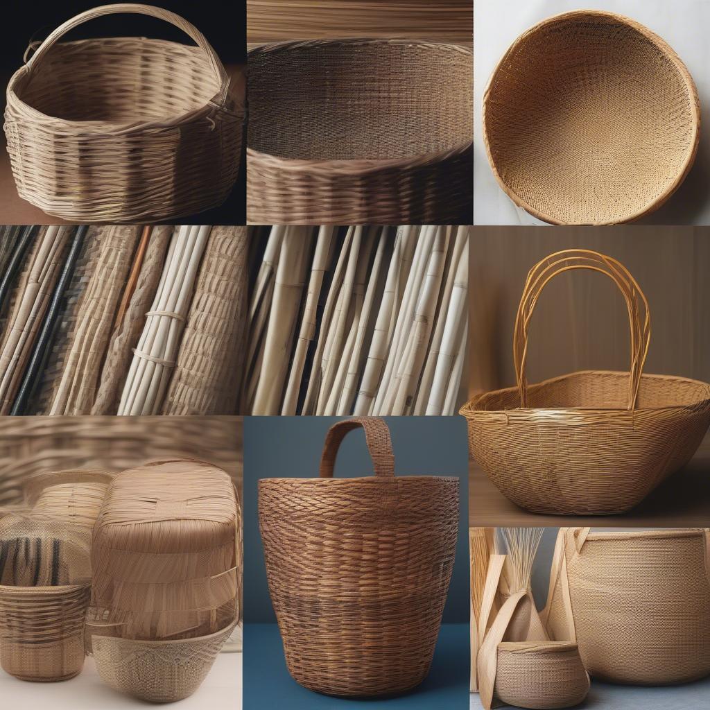 Variety of Basket Weaving Materials