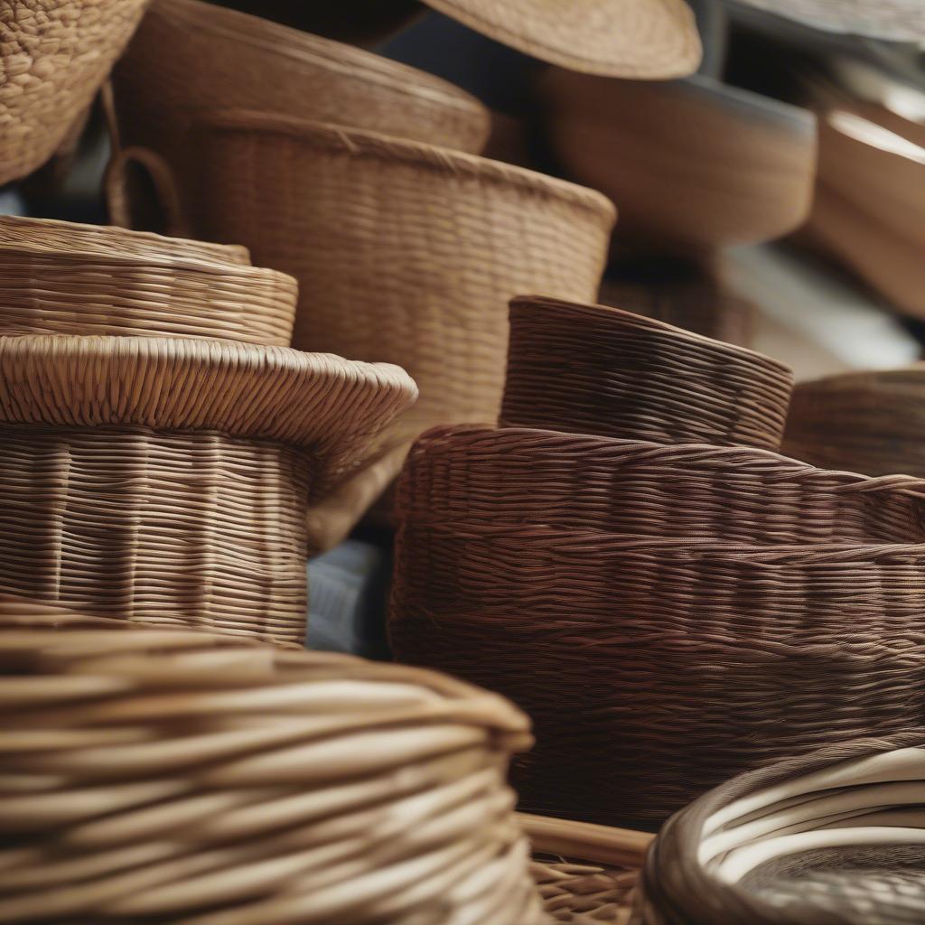 Wicker, Rattan, and Reed Basket Weaving Materials