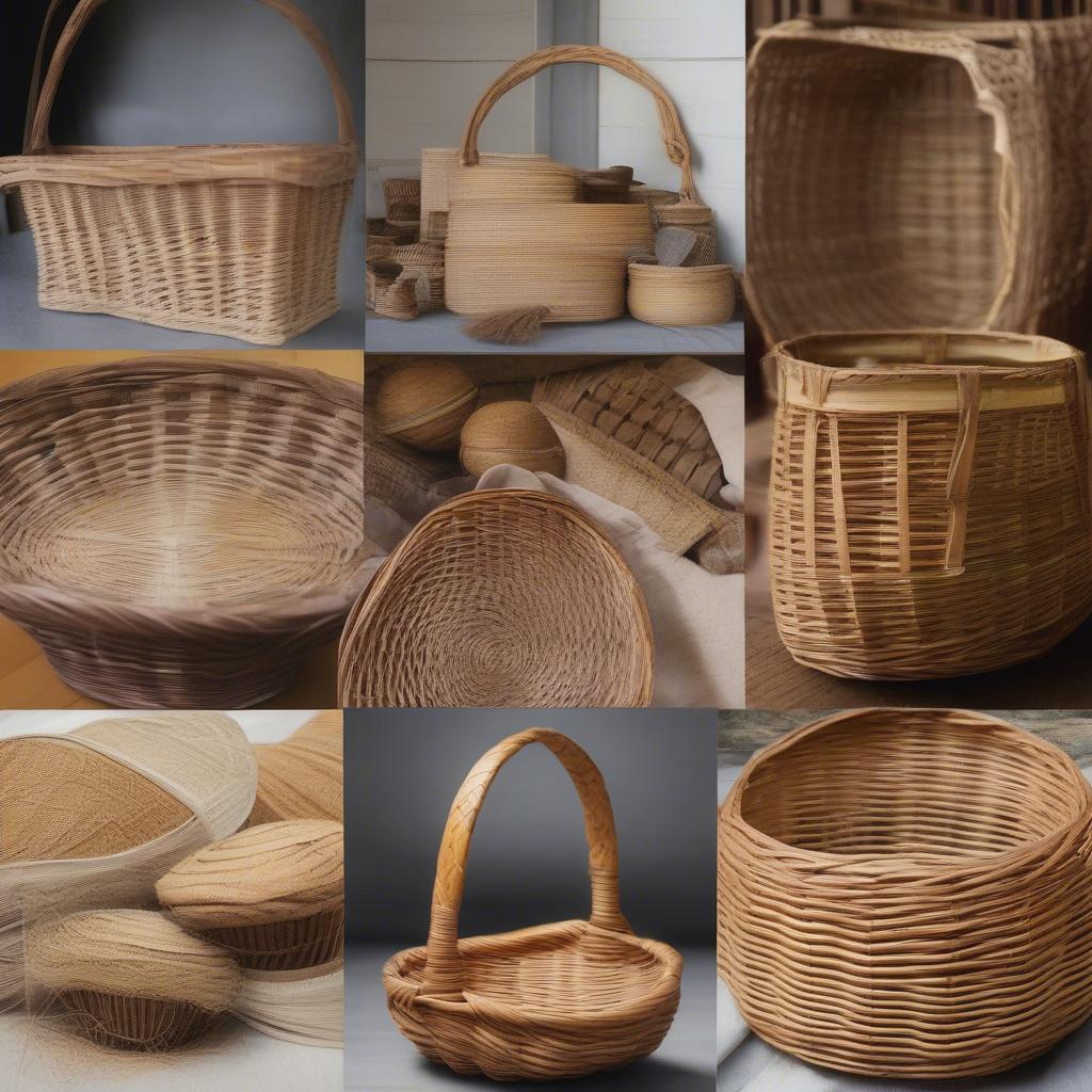 Basket Weaving Materials: Wicker, Rattan, and Willow