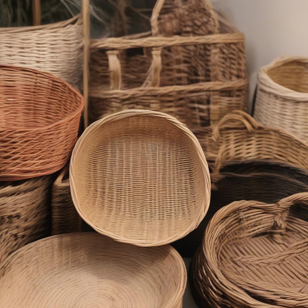 Basket Weaving Materials: Wicker, Rattan, and Willow