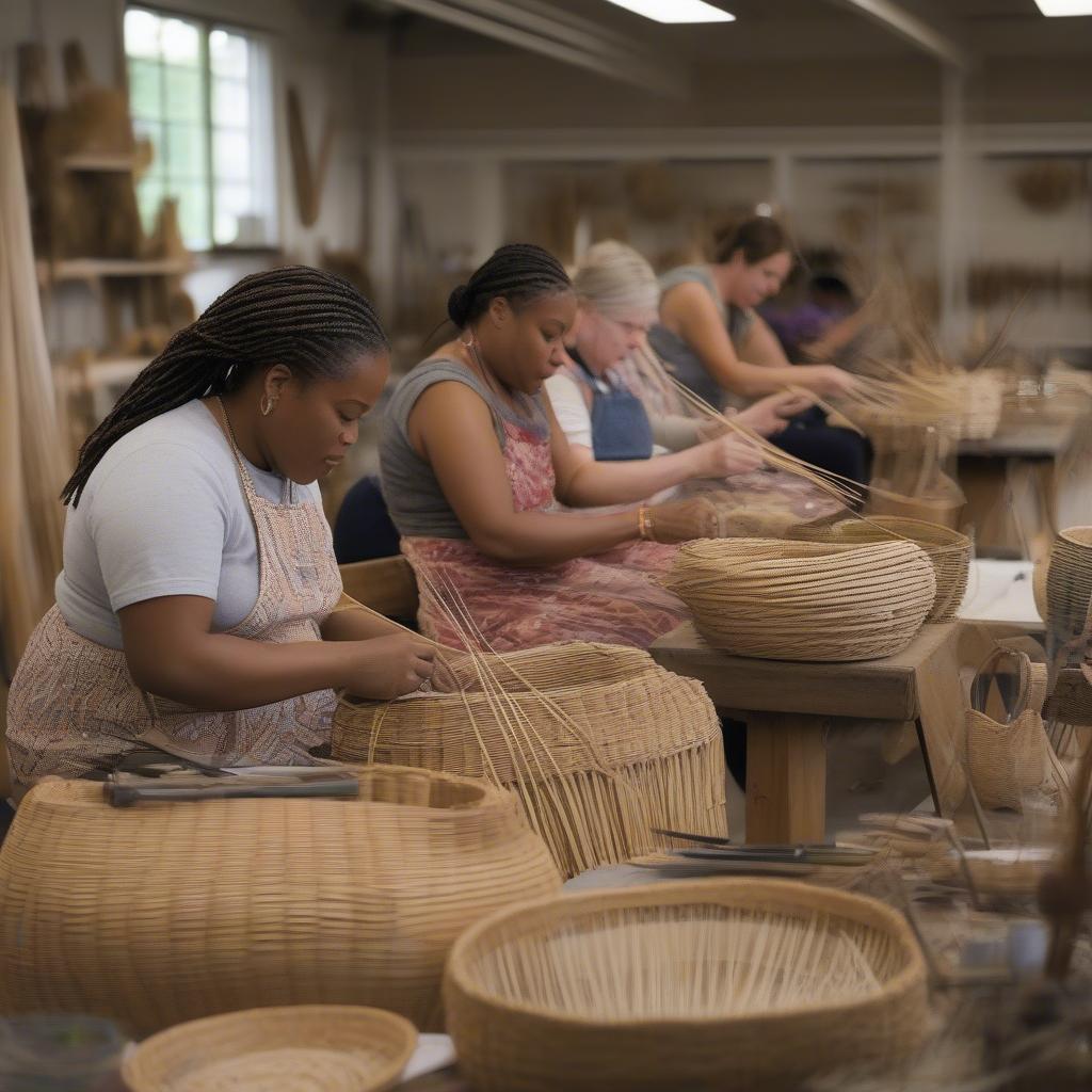 Basket Weaving Workshop in North Carolina