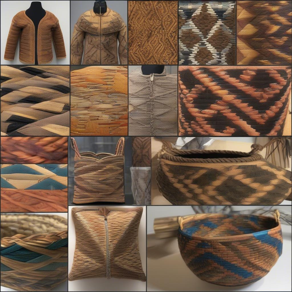 Different Jackets Basket Weaving Patterns