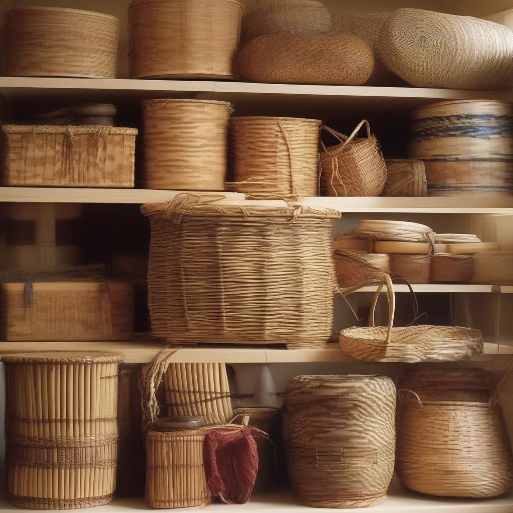 Basket Weaving Reed Storage in the UK