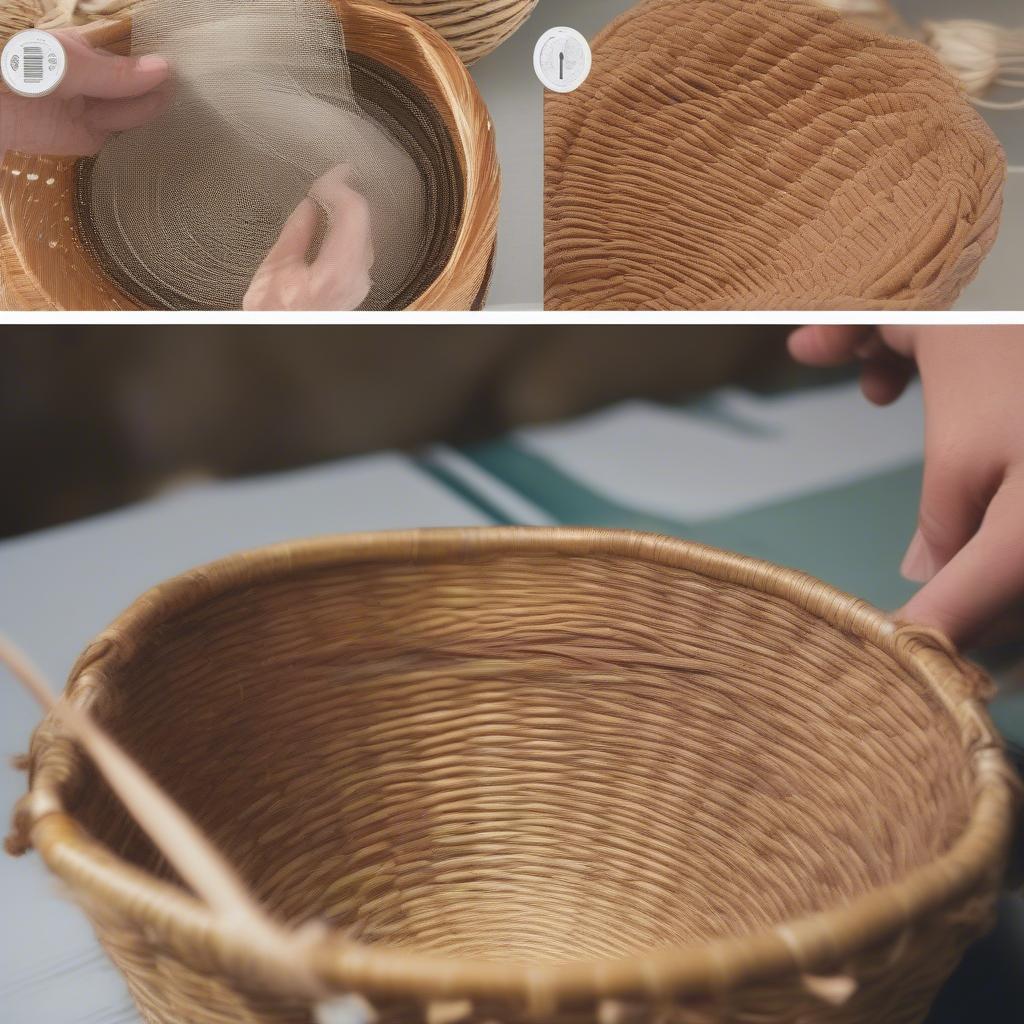 Basket Weaving Rim Finishing Techniques