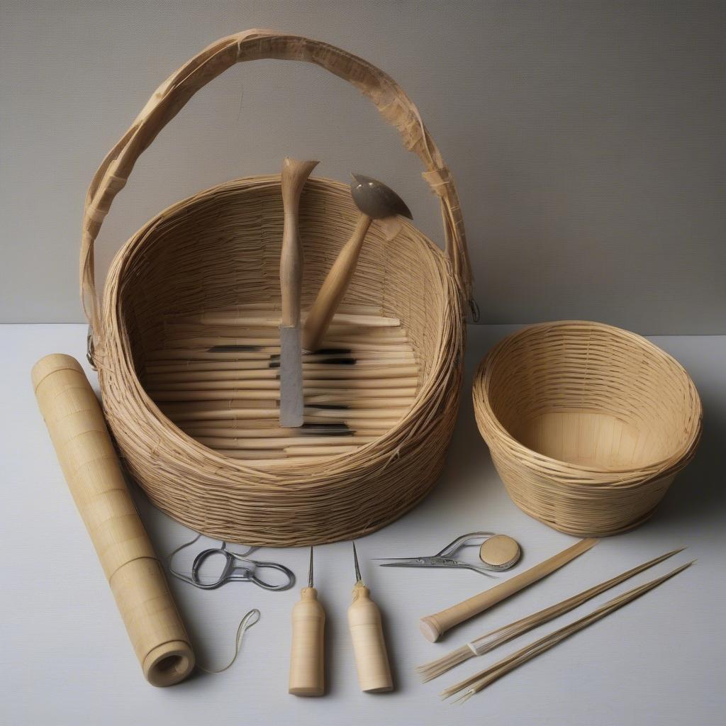 Basket Weaving Materials for Round Reed Projects