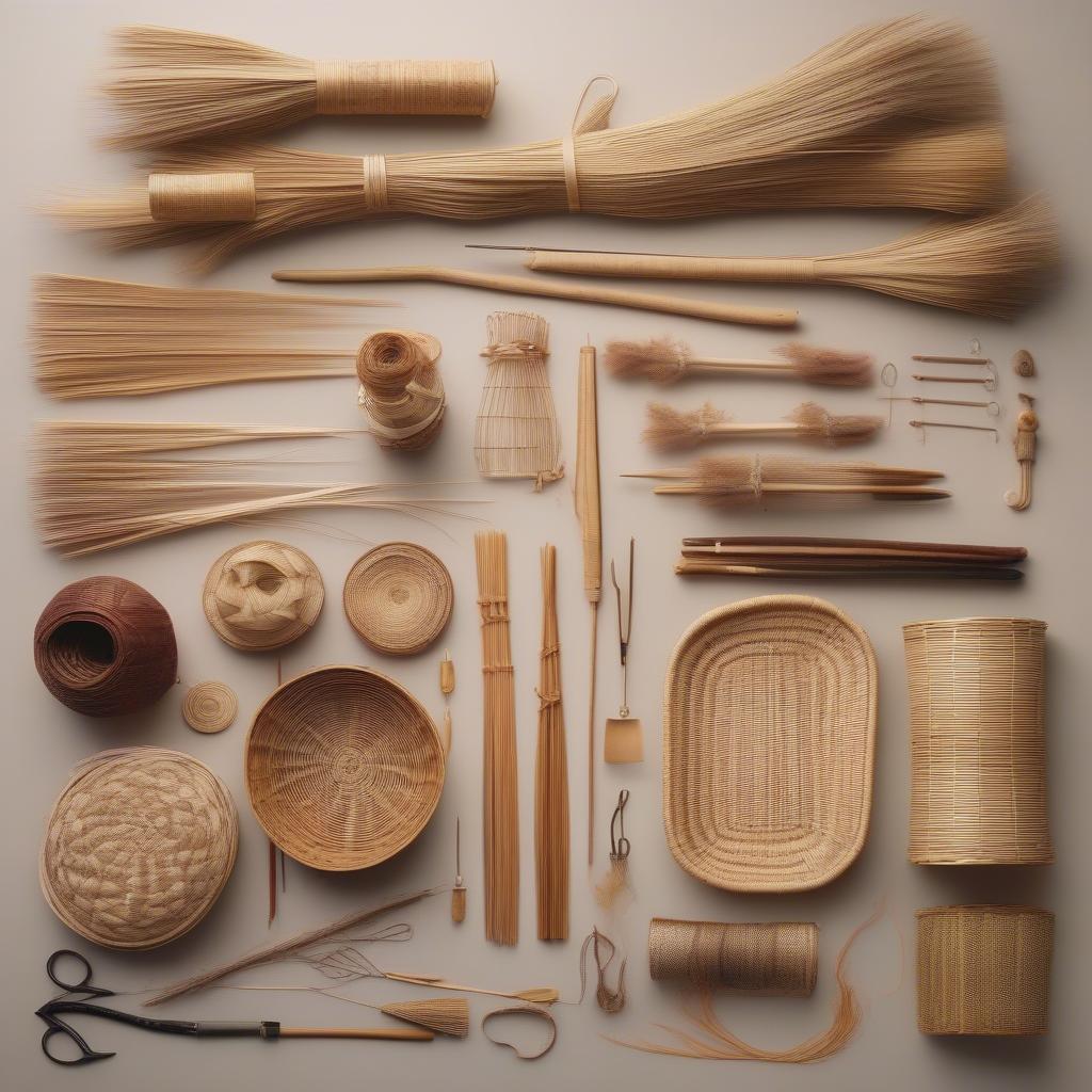 Basket weaving supplies available at various online stores